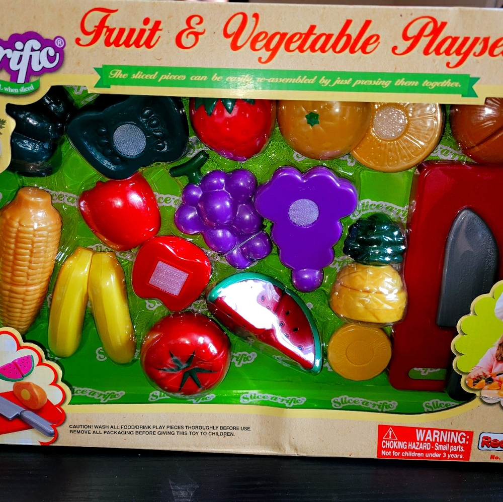 Fruits and vegetables playset